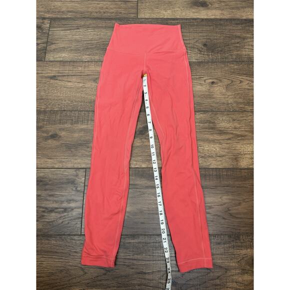 Lululemon Align High-Rise Pant 25" Pale Raspberry pink Leggings size 2 - Picture 9 of 9